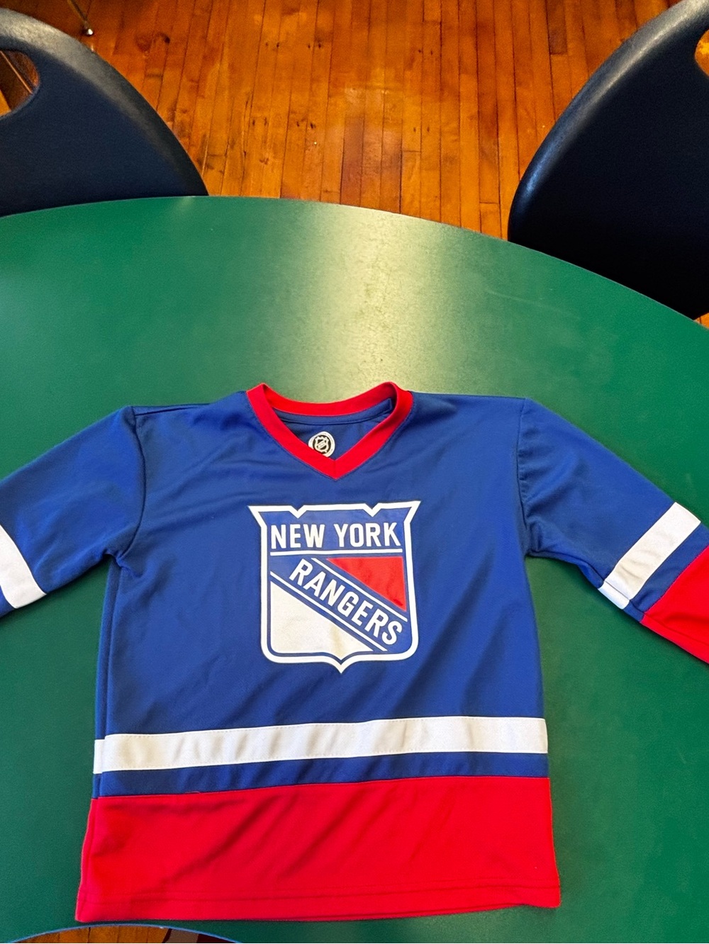 NHL New York Rangers Kids Blue & Red Jersey Top